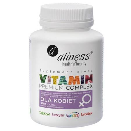 Aliness Vitamin Premium Complex dla Kobiet 120 tabletek
