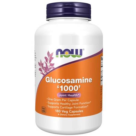 Now Foods Glukozamina 1000 mg 180 kapsułek