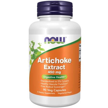 Now Foods Karczoch (Artichoke) Extract 450 mg 90 kapsułek