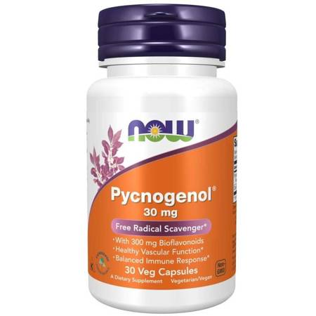 Now Foods Pycnogenol 30 mg 30 kapsułek