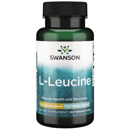 Swanson AjiPure L-Leucyna 500 mg 60 kapsułek