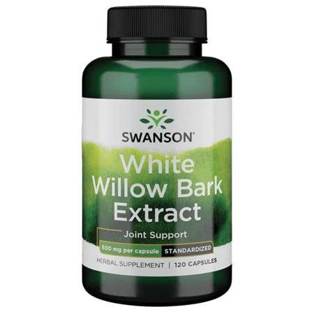Swanson Biała Wierzba (White Willow) Extract 500 mg 120 kapsułek