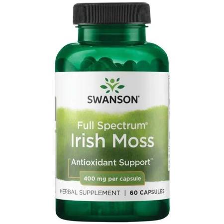Swanson Chrząstnica Kędzierzawa (Irish Moss) 400 mg 60 kapsułek