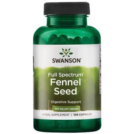 Swanson Koper Włoski (Fennel Seed) 480 mg 100 kapsułek