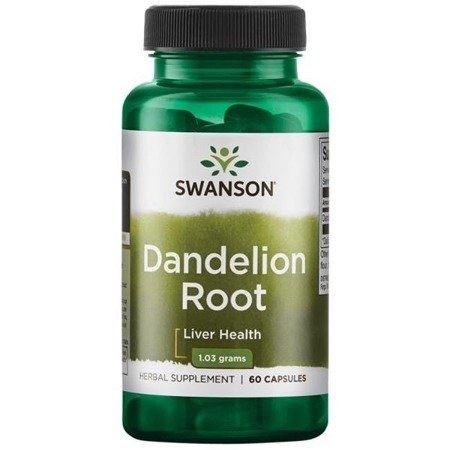 Swanson Mniszek Lekarski (Dandelion) 515 mg 60 kapsułek