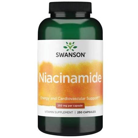 Swanson Niacyna (Niacinamide) 250 mg 250 kapsułek