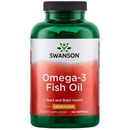 Swanson Omega-3 Fish Oil 180 EPA / 120 DHA 150 kapsułek