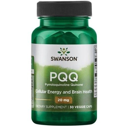 Swanson PQQ (Pyrroloquinoline Quinone) 20 mg 30 kapsułek