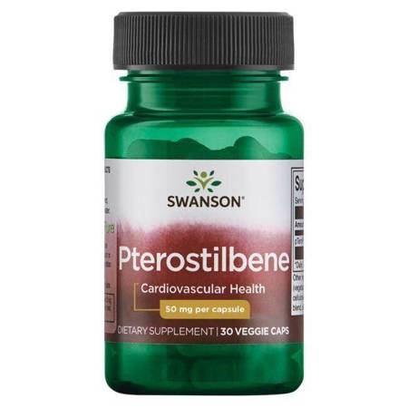 Swanson Pterostylben 50 mg 30 kapsułek