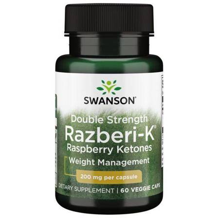Swanson Razberi-K (Ketony Malinowe) 200 mg 60 kapsułek